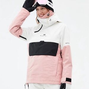 NWOT Montec Dune W Snowboard Jacket White/Grey/Soft Pink, S